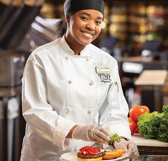 Wegmans chef preparing a meal