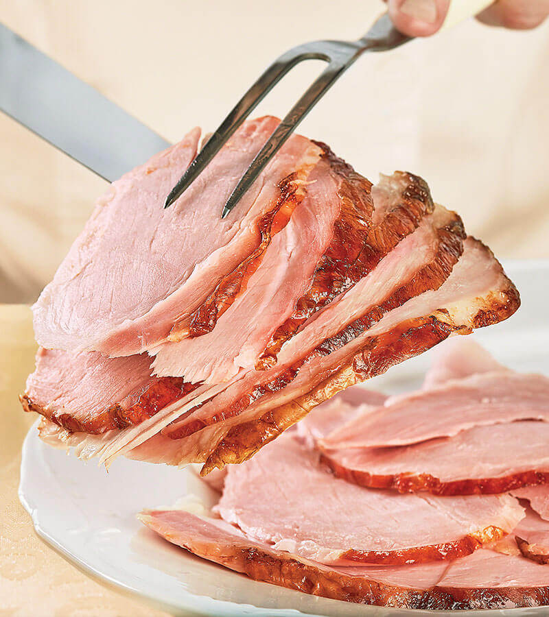 how to carve ham