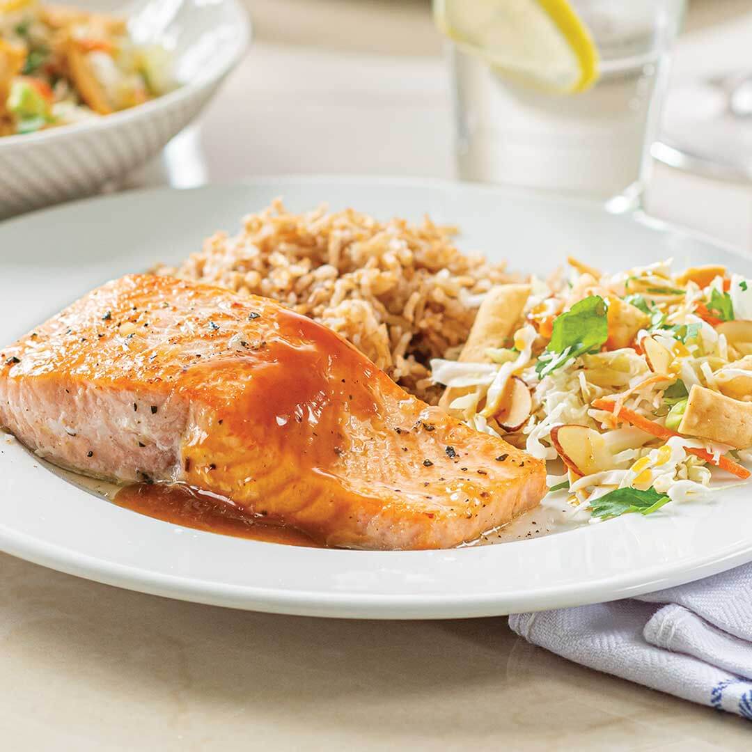 Salmon with Citrus Soy Sauce Meal