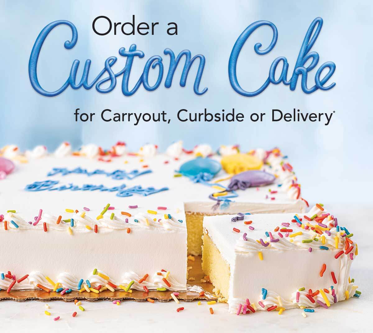 Custom Cakes Available to Order Online - Wegmans