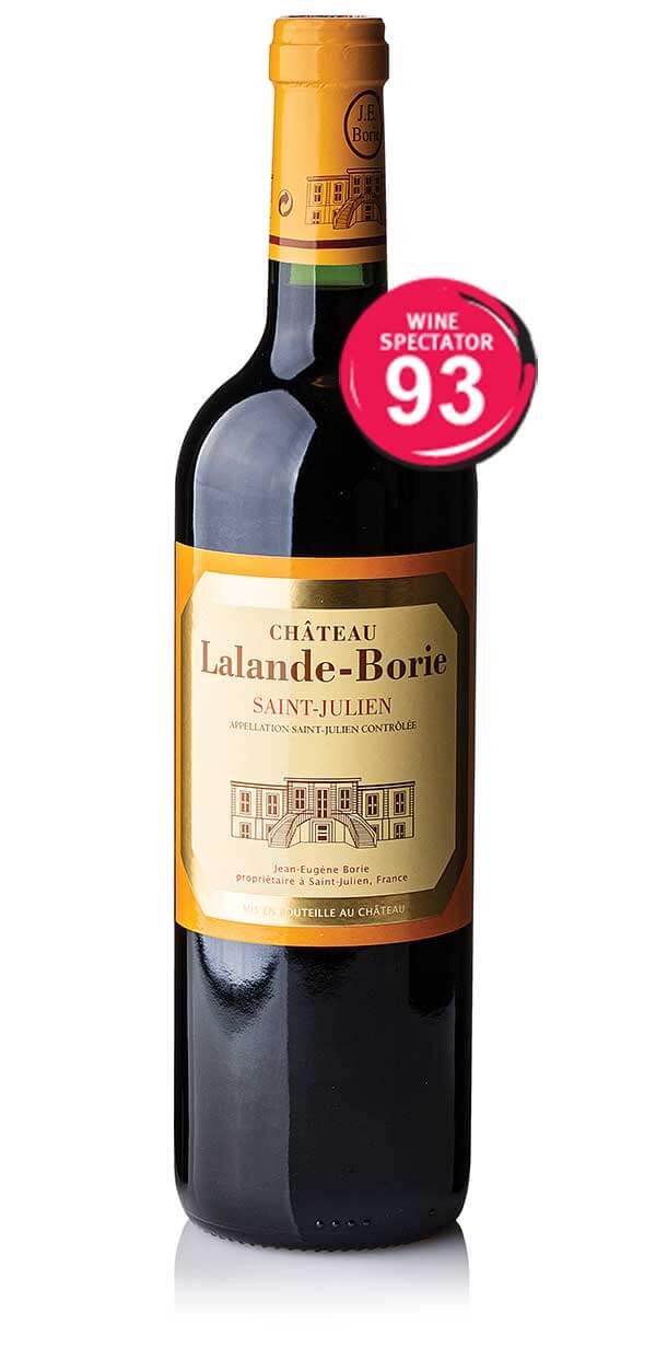 bottle of Chateau Lalande Borie