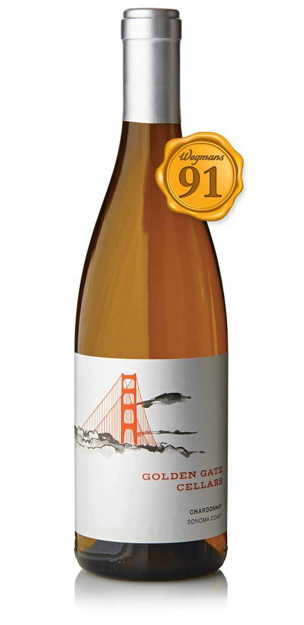 bottle of Golden Gate Cellars Sonoma Coast Chardonnay