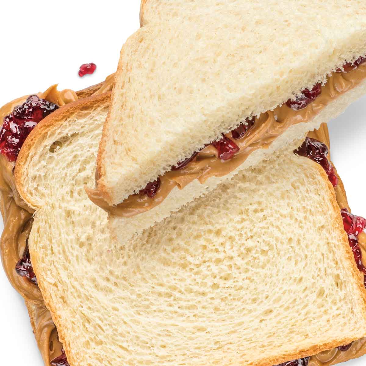 Wegmans peanut butter and jelly sandwich