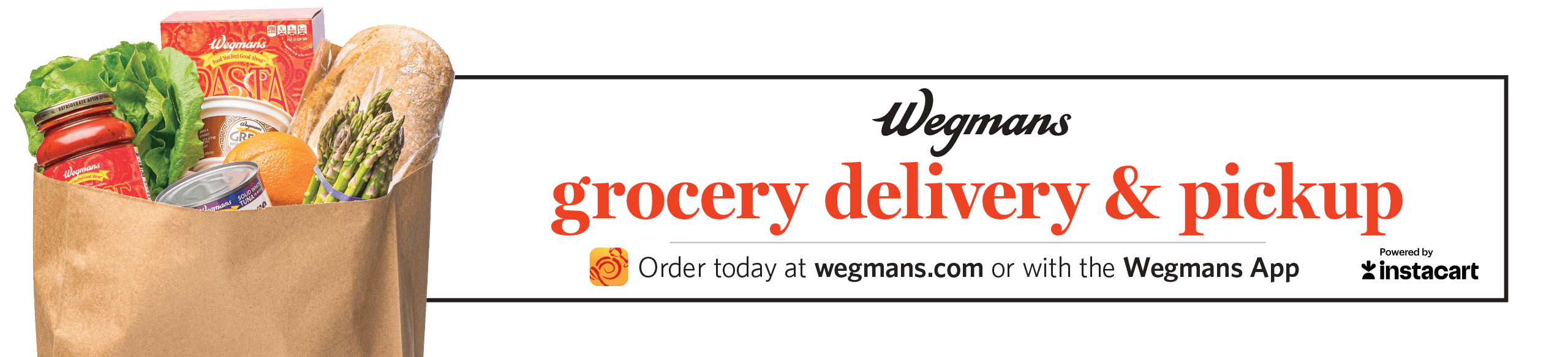 Wegmans grocery delivery and pickup