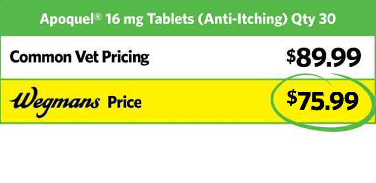 Apoquel 16mg Tablets (Anti-Iching) Qty 30