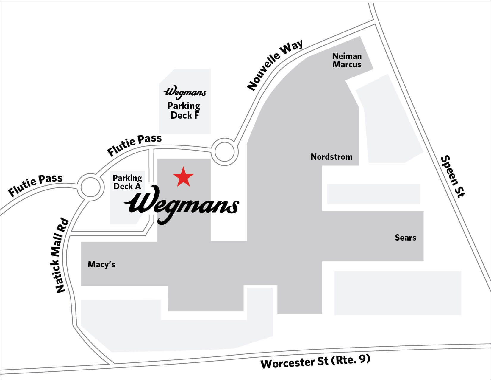 Wegman's Natick Parking Map