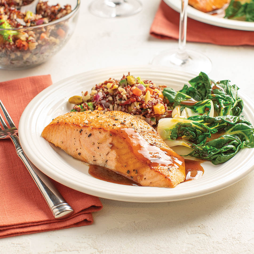 Pan-Seared Salmon with Mother Sauce