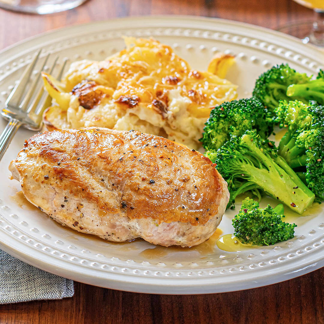 Pan-Seared Skinless Chicken Breasts