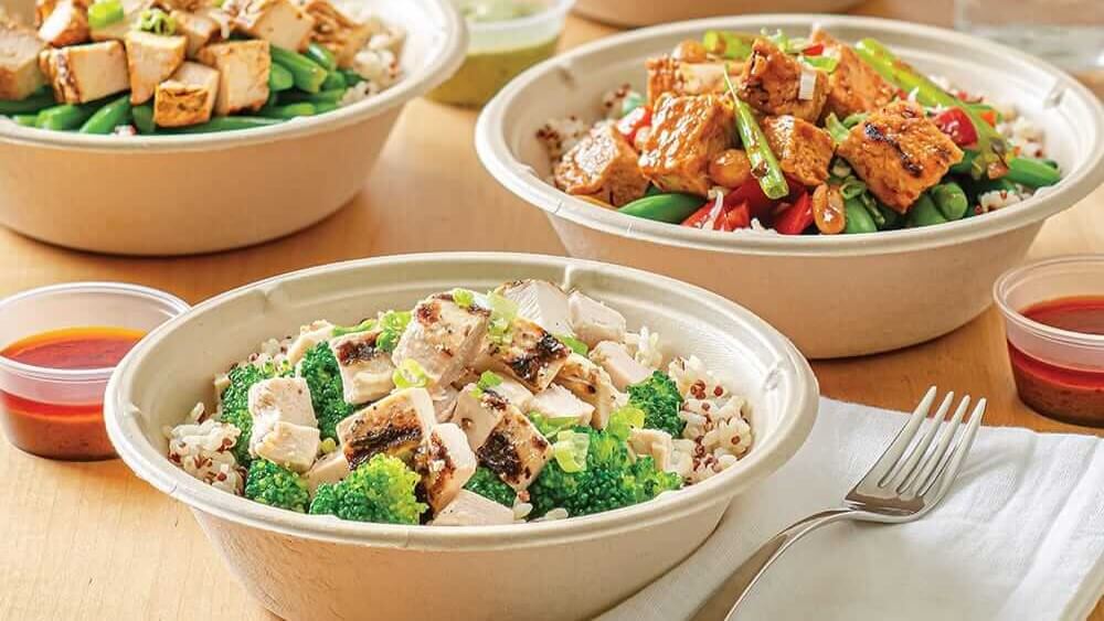 Power Meals in new plant-based fiber bowls
