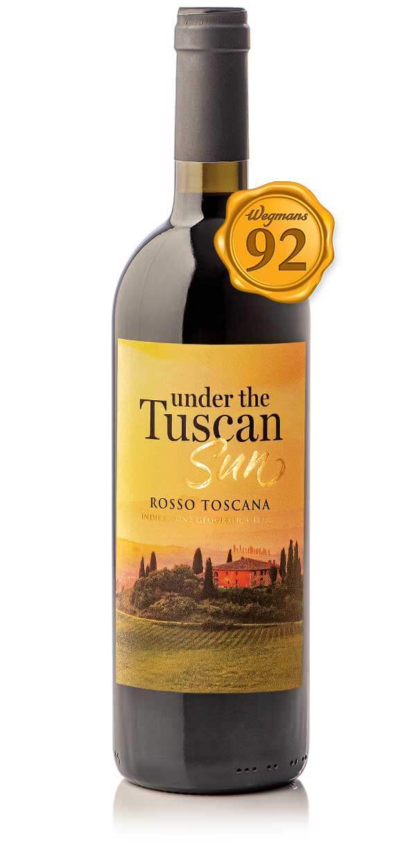 bottle of Under the Tuscan Sun wine