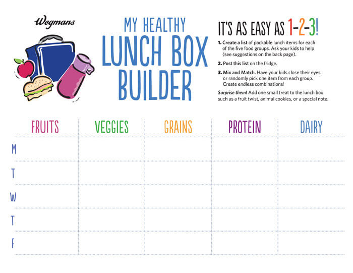 My Healthy Lunch Box Builder PDF